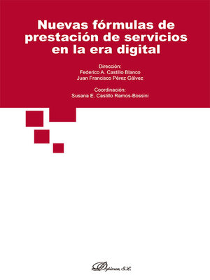 cover image of Nuevas fórmulas de prestación de servicios en la era digital.